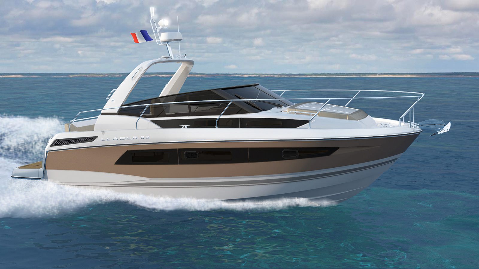 יאכטה מנועית JEANNEAU LEADER 33 - סטרים יאכטות - יאכטה מנועית JEANNEAU LEADER 33 - סטרים יאכטות