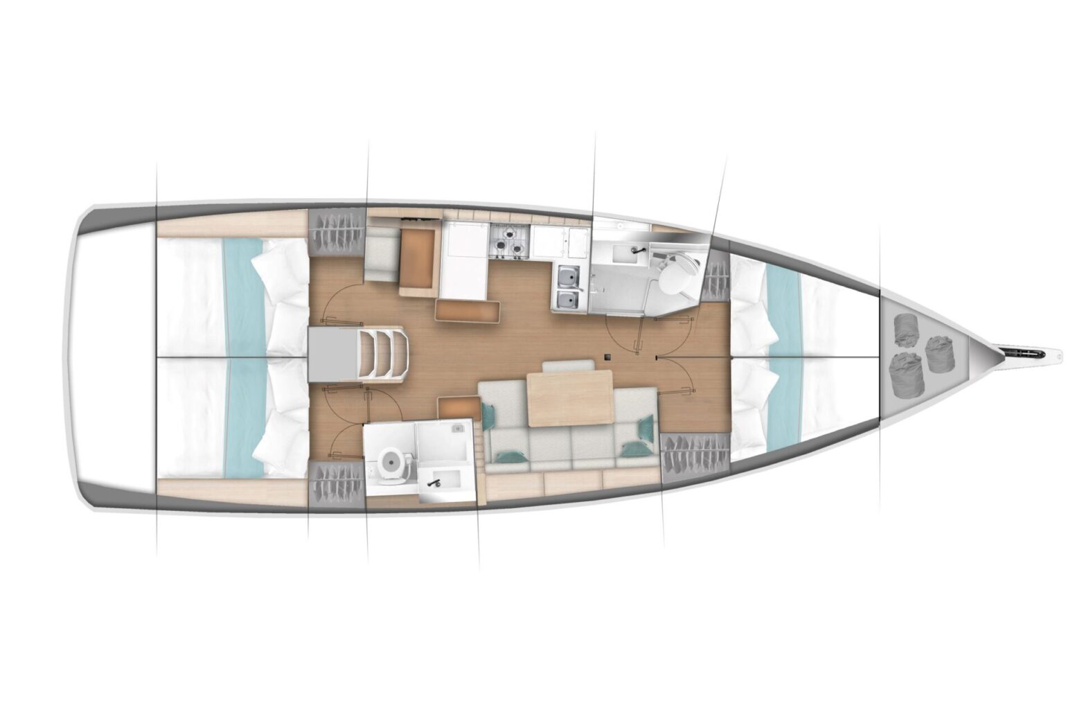 מפרשית JEANNEAU SUN ODYSSEY 440 - סטרים יאכטות