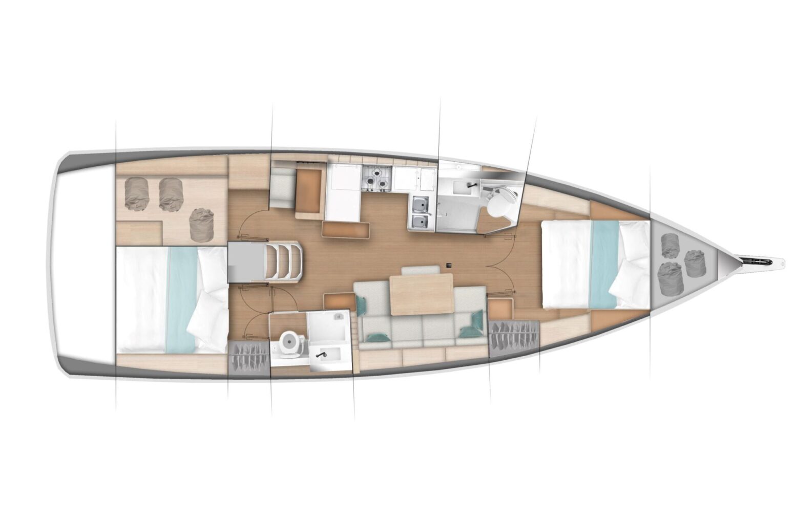 מפרשית JEANNEAU SUN ODYSSEY 440 - סטרים יאכטות