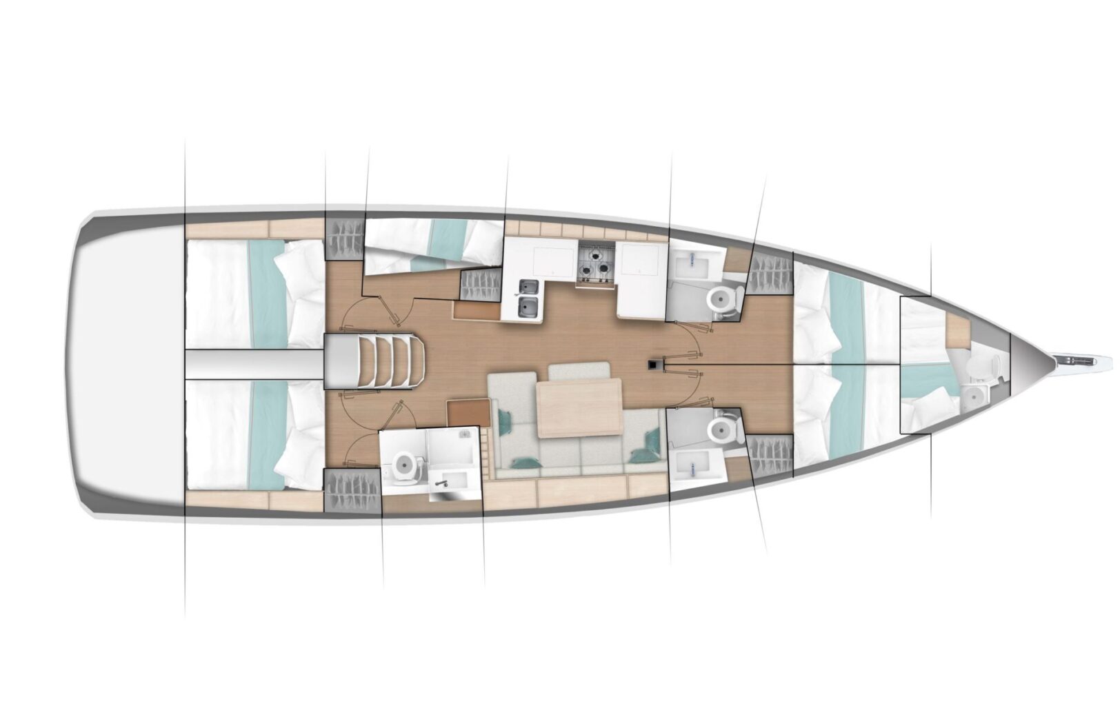מפרשית JEANNEAU SUN ODYSSEY 490 - סטרים יאכטות