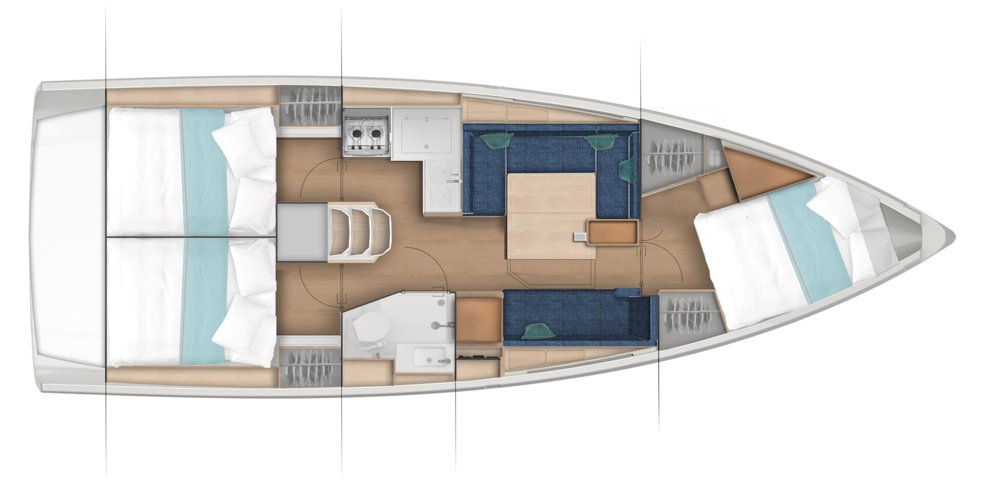 מפרשית JEANNEAU SUN ODYSSEY 380 - סטרים יאכטות