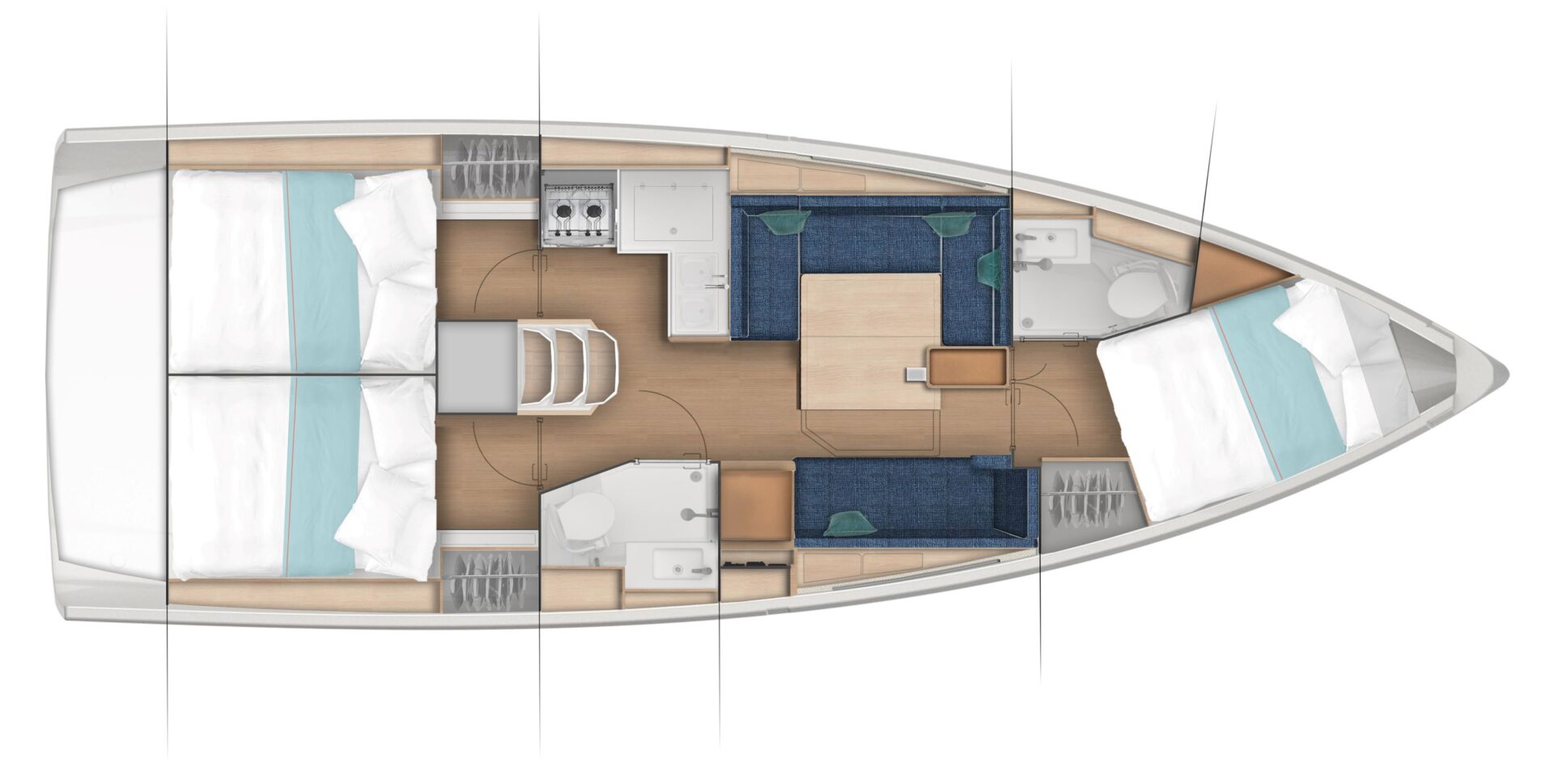 מפרשית JEANNEAU SUN ODYSSEY 380 - סטרים יאכטות