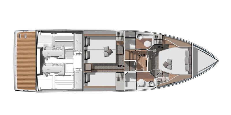 יאכטה מנועית JEANNEAU DB/43 INBOARD - סטרים יאכטות