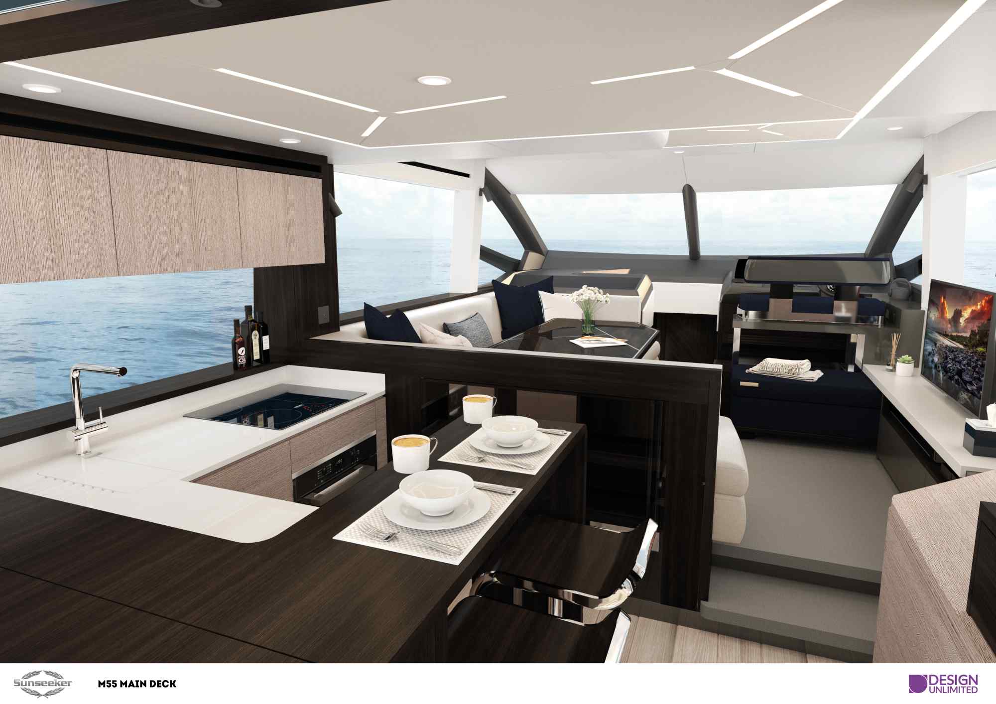 SUNSEEKER MANHATTAN 55 - NEW - סטרים יאכטות 