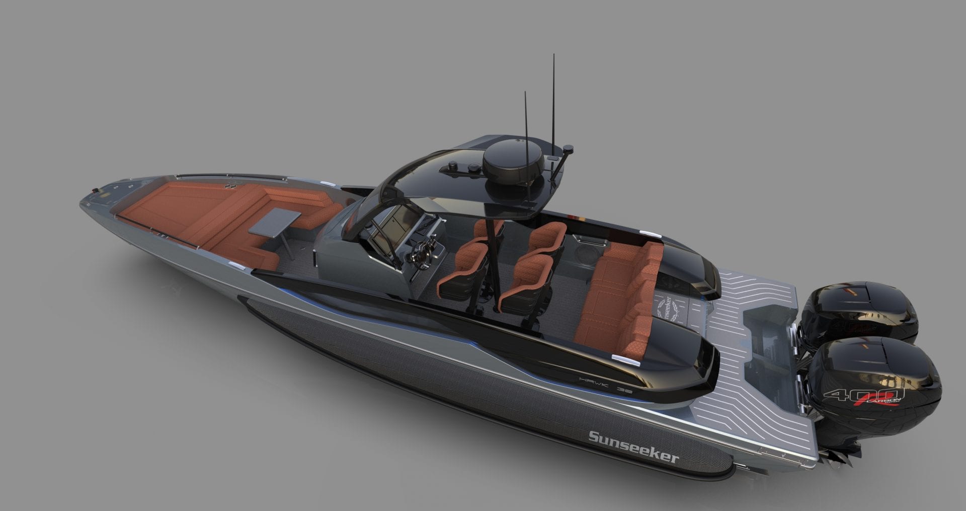 SUNSEEKER HAWK 38 - סטרים יאכטות