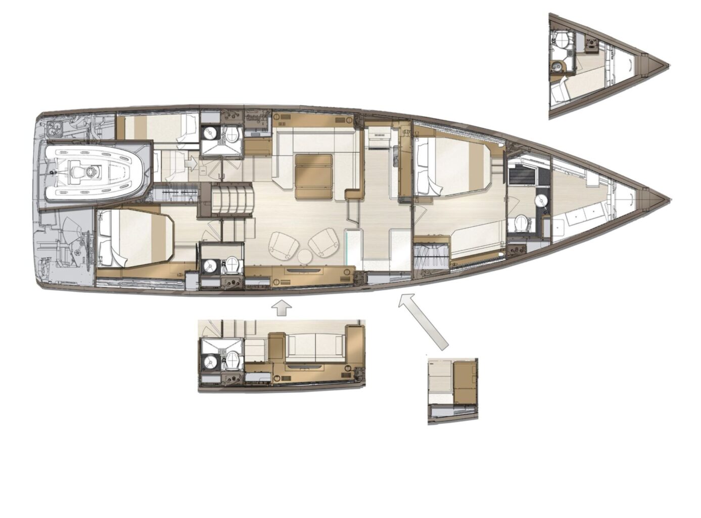 מפרשית JEANNEAU YACHTS 60 - סטרים יאכטות