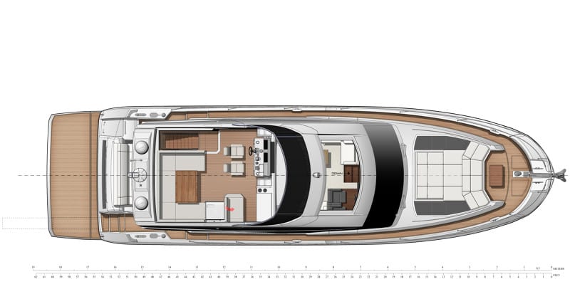 PRESTIGE 630 Sport Flybridge - סטרים יאכטות