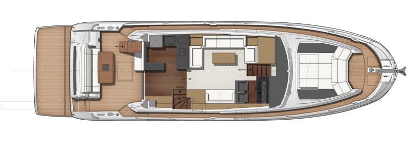 PRESTIGE 630 Sport Flybridge - סטרים יאכטות