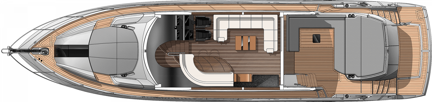 יאכטה Sunseeker Sport Yacht 68 - סטרים יאכטות