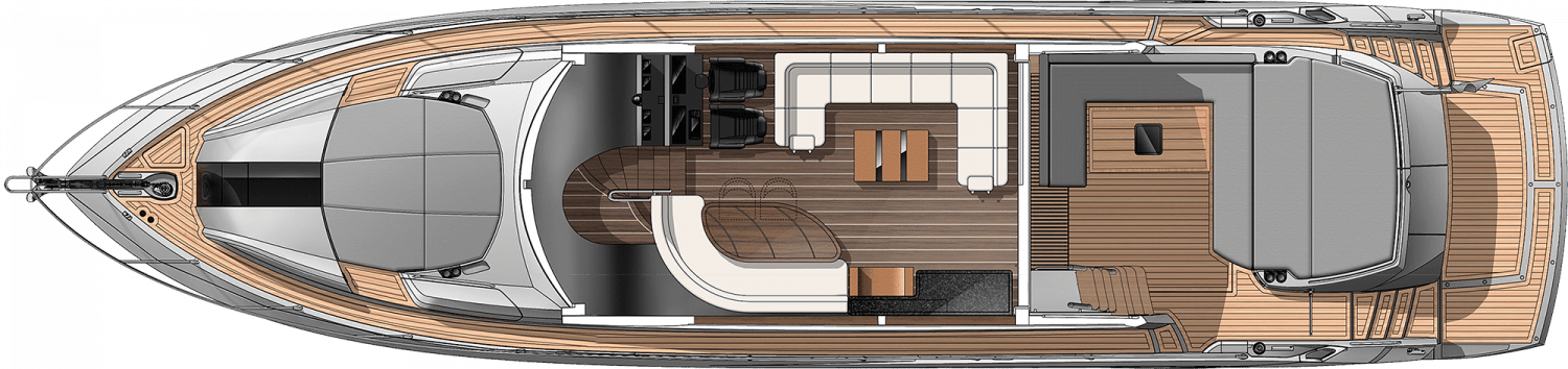 יאכטה Sunseeker Sport Yacht 68 - סטרים יאכטות 