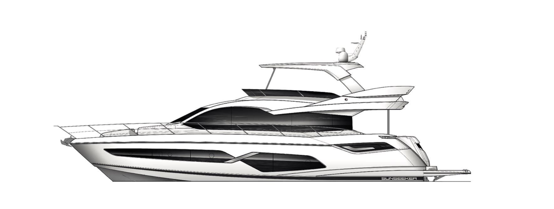SUNSEEKER MANHATTAN 68 - NEW - סטרים יאכטות